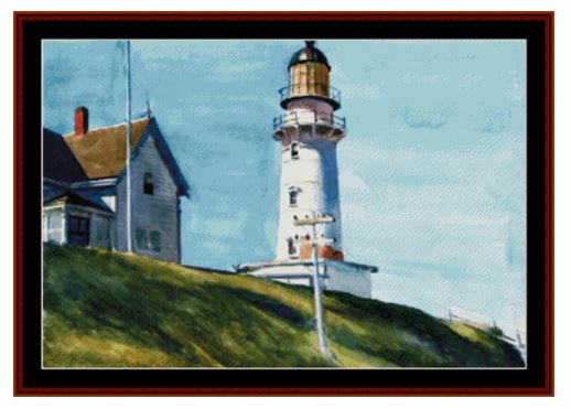 click here to view larger image of Lighthouse - Edward Hopper (chart)