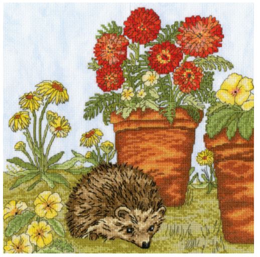 click here to view larger image of Potted Garden (counted cross stitch kit)