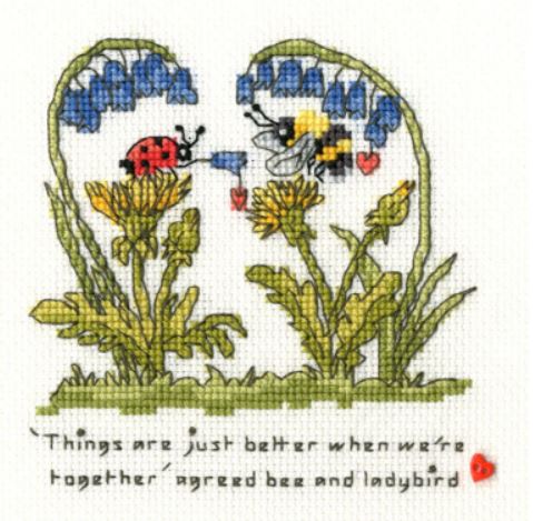 click here to view larger image of Better Together (counted cross stitch kit)