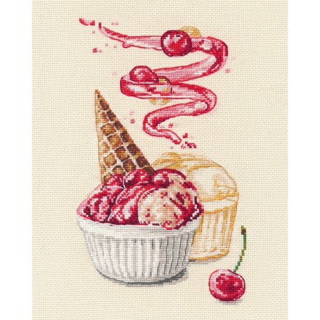 click here to view larger image of Dessert (counted cross stitch kit)