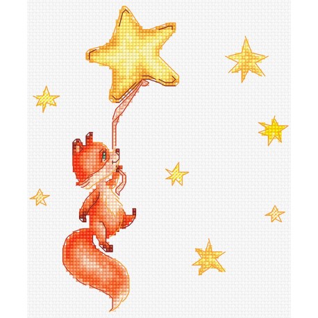 click here to view larger image of Fox 2 (counted cross stitch kit)