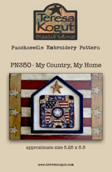 click here to view larger image of My Country My Home (Punchneedle)