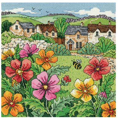 click here to view larger image of Country Village (counted cross stitch kit)