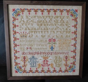 click here to view larger image of Alphabet Sampler (chart)