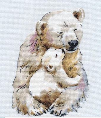 click here to view larger image of Mothers Warmth (counted cross stitch kit)