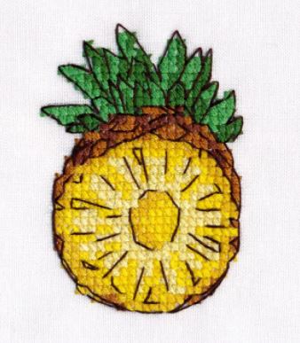 click here to view larger image of Pineapple  (counted cross stitch kit)
