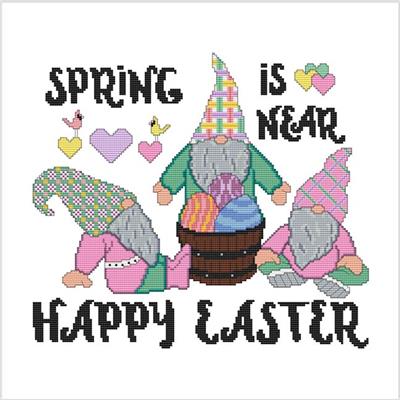 click here to view larger image of Gnome Greetings - Easter (chart)