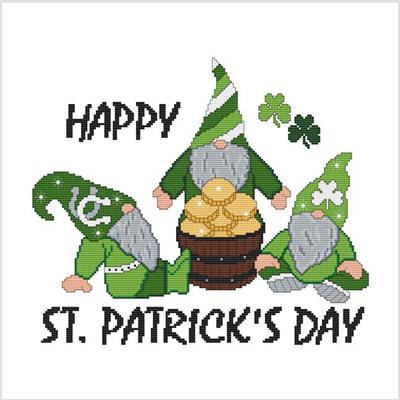 click here to view larger image of Gnome Greetings - St Patricks Day (chart)