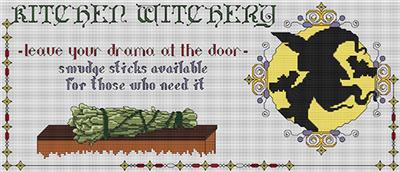 click here to view larger image of Kitchen Witchery 1 (chart)