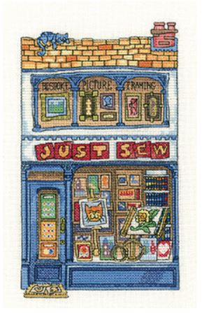 click here to view larger image of Just Sew (counted cross stitch kit)