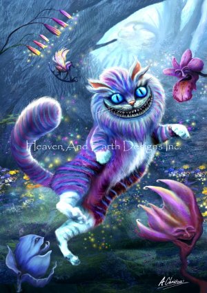 click here to view larger image of Blue Eyed Cheshire Cat - Anthony Christou (chart)
