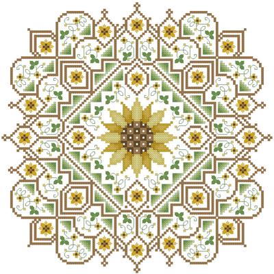 click here to view larger image of Sunflower Mandala (chart)