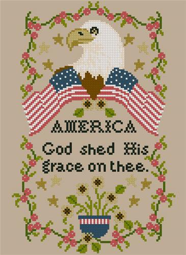 click here to view larger image of America America Sampler (chart)