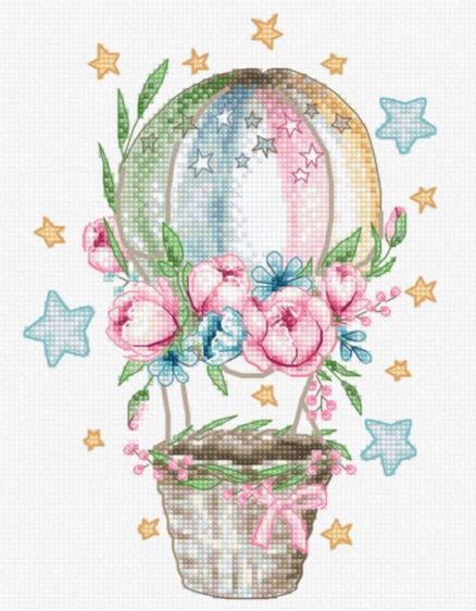 click here to view larger image of Balloon (counted cross stitch kit)