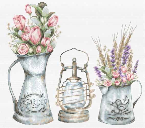 click here to view larger image of Lamp (counted cross stitch kit)