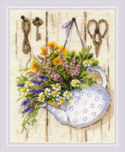 click here to view larger image of Summer Tea (counted cross stitch kit)