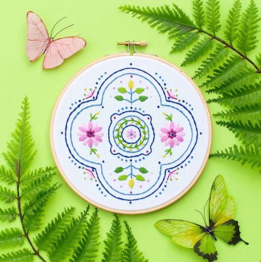 click here to view larger image of In the Garden (embroidery kit)