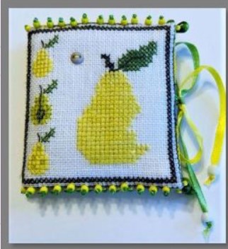 click here to view larger image of Juicy Bite Needle Book - The Littles (counted cross stitch kit)