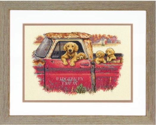 click here to view larger image of Golden Ride (counted cross stitch kit)