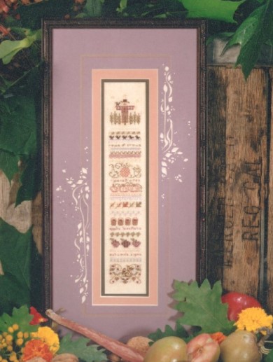 click here to view larger image of Apple Kissed Autumn Kit (counted cross stitch kit)