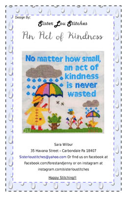 click here to view larger image of An Act of Kindness (chart)