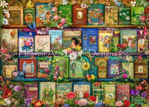 click here to view larger image of Vintage Summer Garden Book Shelf - Aimee Stewart (chart)