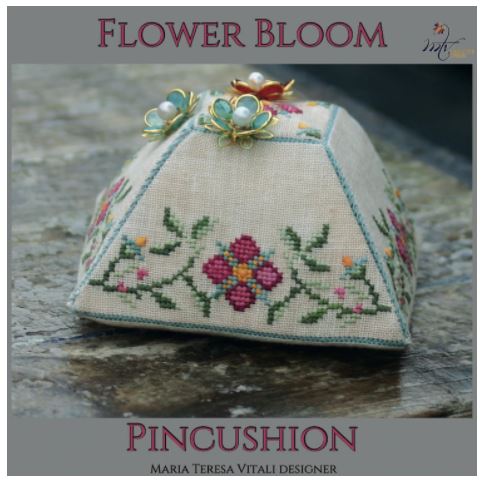 click here to view larger image of Flower Bloom Pincushion (chart)