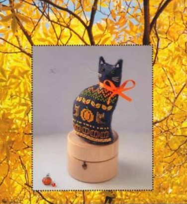click here to view larger image of 3D Autumn Cat (chart)