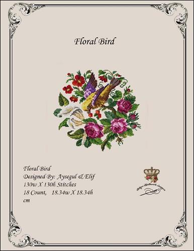 click here to view larger image of Floral Bird (chart)