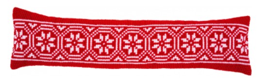 click here to view larger image of Christmas Motif - Draft Stopper (counted cross stitch kit)