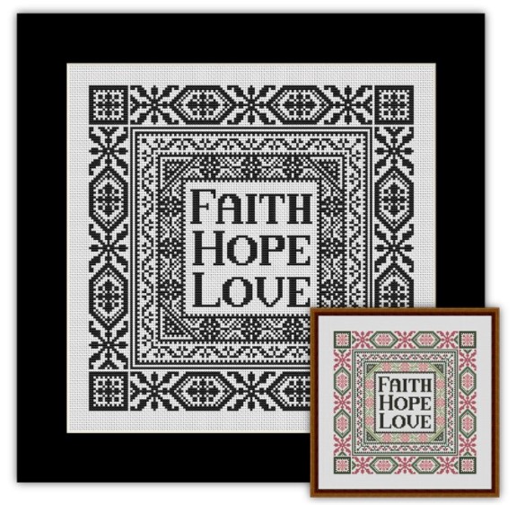 click here to view larger image of Faith Hope Love (chart)