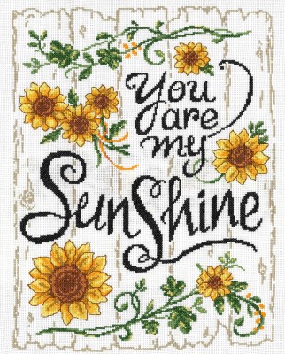 click here to view larger image of Sunflowers & Sunshine - Ursula Michael (counted cross stitch kit)