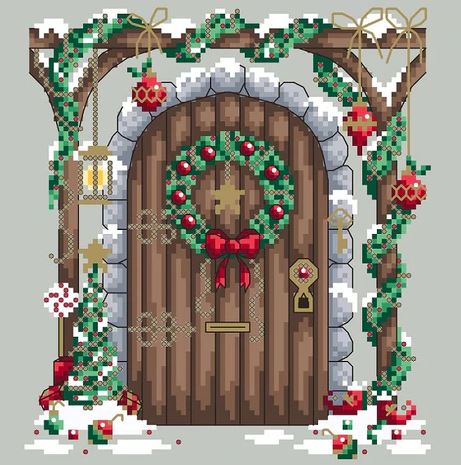 click here to view larger image of Christmas Fairy Door (chart)