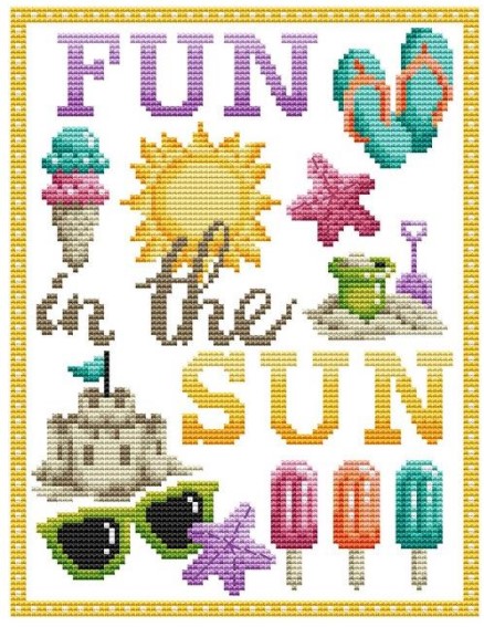 click here to view larger image of Fun in the Sun  (chart)