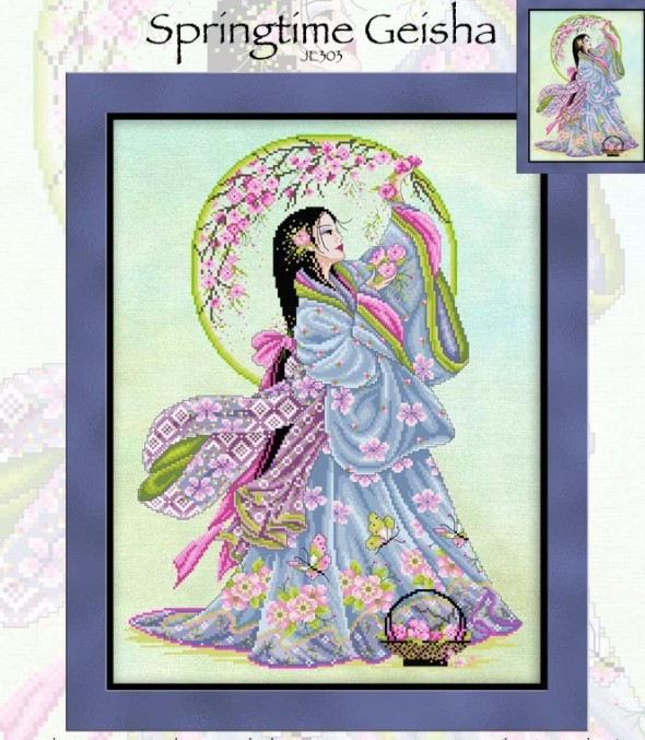 click here to view larger image of Springtime Geisha (chart)