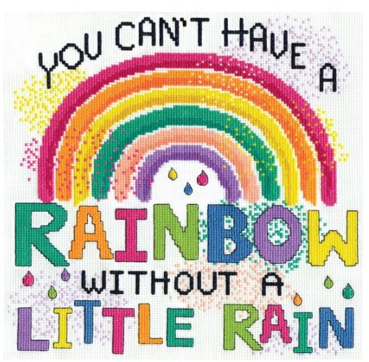 click here to view larger image of Rainbow (counted cross stitch kit)