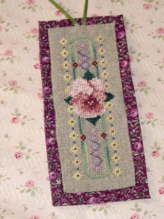 click here to view larger image of Pink Pansy Bookmark (chart)