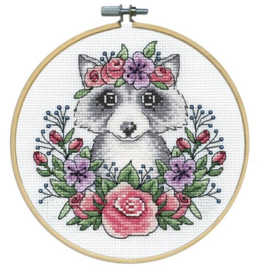 click here to view larger image of Racoon (counted cross stitch kit)