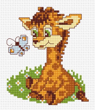 click here to view larger image of Giraffe   (counted cross stitch kit)