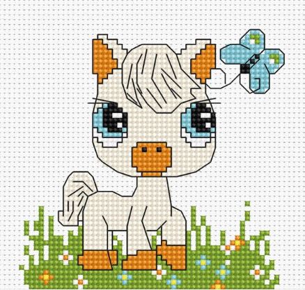 click here to view larger image of Horse (counted cross stitch kit)