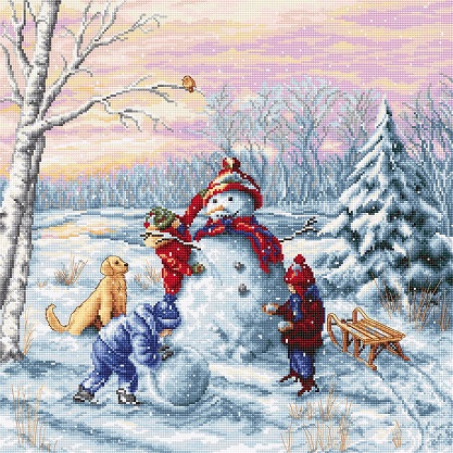 click here to view larger image of Merry Christmas (counted cross stitch kit)