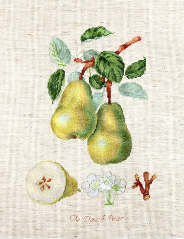click here to view larger image of Dauch Pear, The (counted cross stitch kit)