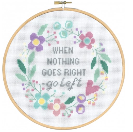 click here to view larger image of When Nothing Goes Right (counted cross stitch kit)