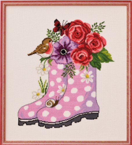 click here to view larger image of Boots, The (counted cross stitch kit)