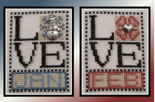click here to view larger image of Love Bits - Jan/Feb (2 designs) (chart)