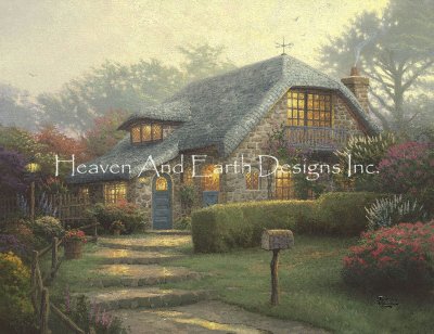 click here to view larger image of Lilac Cottage - Thomas Kinkade (chart)