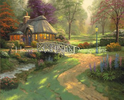 click here to view larger image of Friendship Cottage - Thomas Kinkade (chart)