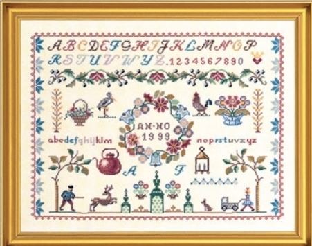 click here to view larger image of Sampler (counted cross stitch kit)