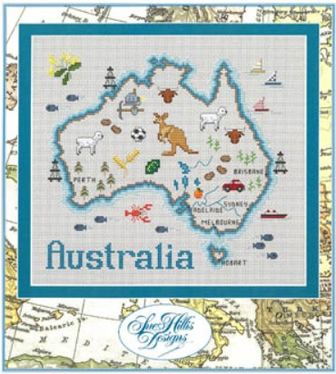 click here to view larger image of Australia Map (chart)