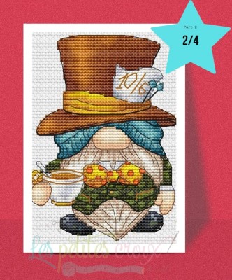 click here to view larger image of Mad Hatter Gnome (chart)
